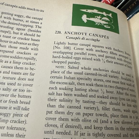 Luigi Carnacina's Great Italian Cooking 1969 HC DJ Cookbook Recipes - Picture 3 of 5